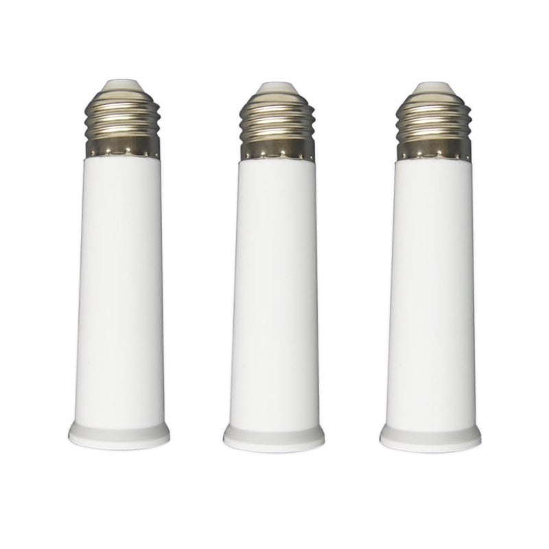 YKCGG E26 Socket Extender, E26 Standard Medium Base, 4.72 inch Extension Socket Adapter, Light Bulb Socket Extension, Lamp Holder Adapter（3 Pack） - Image 1